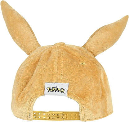 Pokémon Evoli Women's Cap Brown Anime Fan Merchandise Film Gaming Costumes TV Series Cartoon One Size Brown