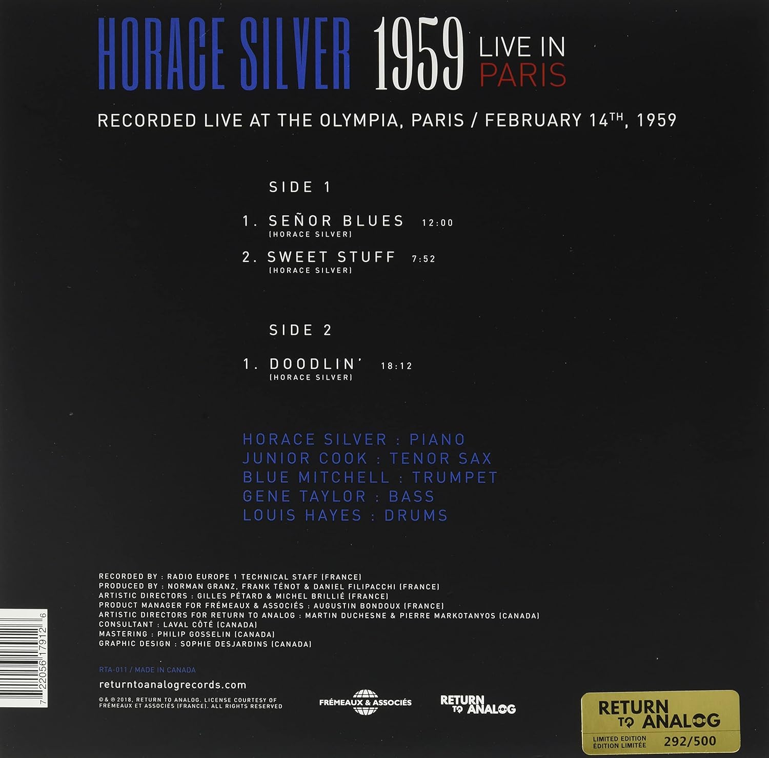 Live In Paris-1959