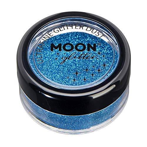 Smiffys Moon Glitter Classic Ultrafine Glitter Dust, Blue