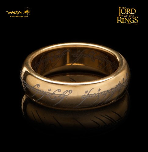 LORD OF THE RINGS ONE RING (WITH RUNES) - SZ 11