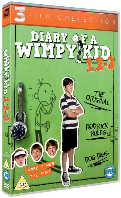 Diary Of A Wimpy Kid 1, 2 & 3