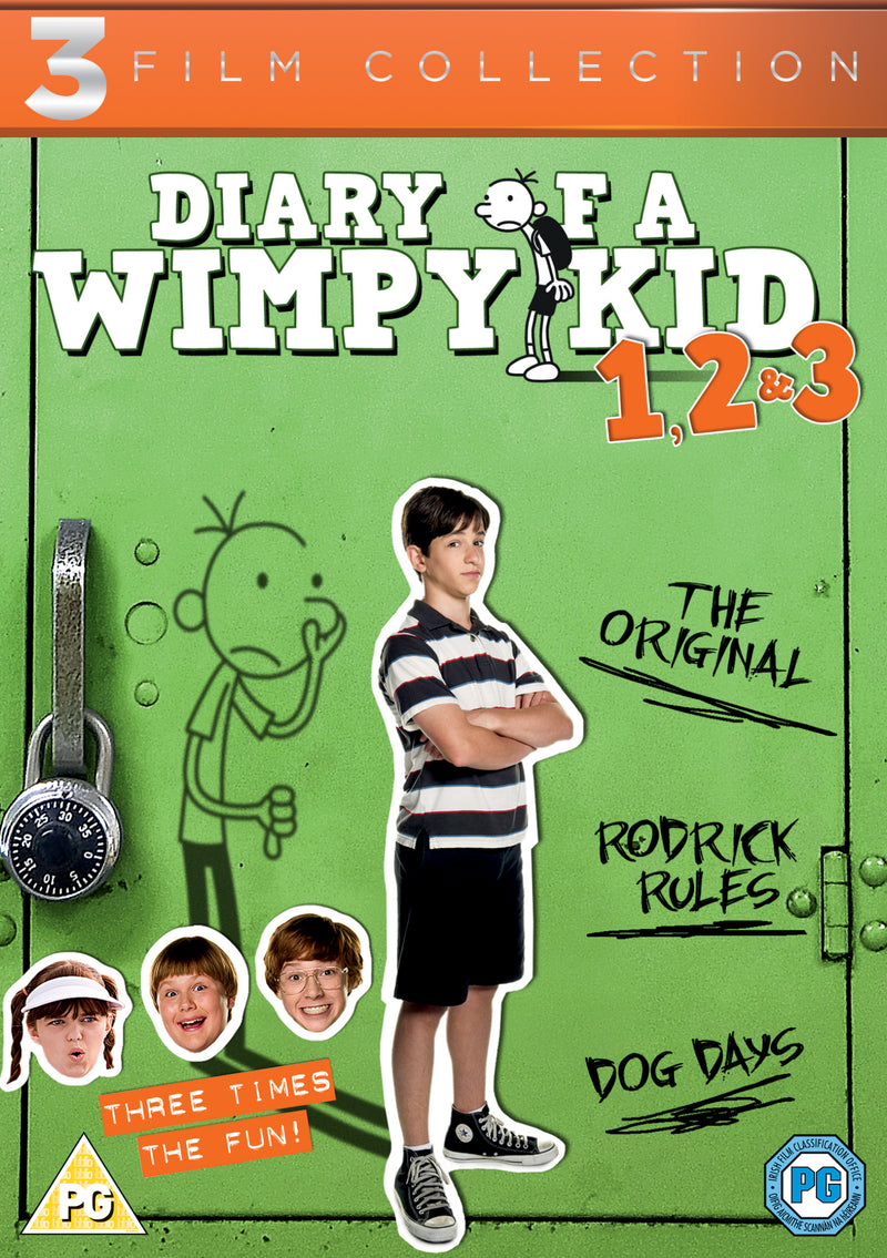 Diary Of A Wimpy Kid 1, 2 & 3