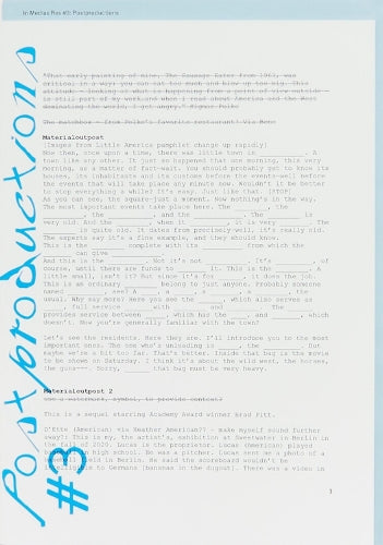 In Medias Res. Ediz. inglese e tedesca. Postproductions (Vol. 3