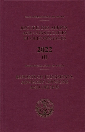 Reports of Judgments Advisory Opinions and Orders 2022 Bound Volume IIncluding Index