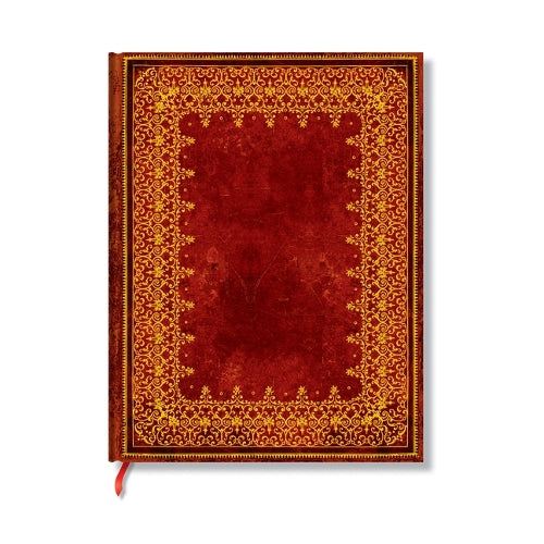 Foiled (Old Leather Collection) Midi Lined Softcover Flexi Journal (Elastic Band Closure)