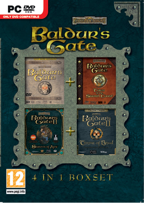 Baldur's Gate: 4 in 1 Box Set (PC DVD