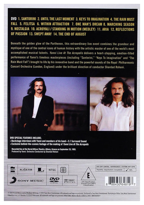 Yanni Live At The Acropolis