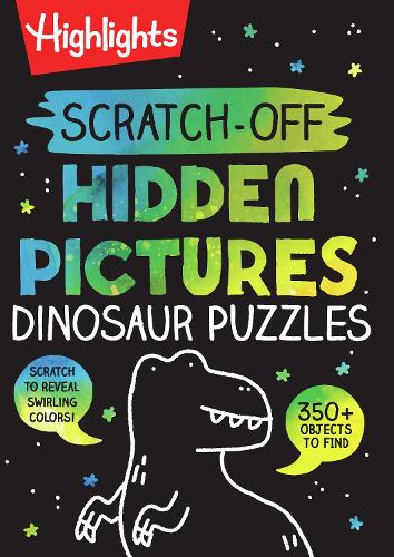 Scratch-Off Hidden Pictures Dinosaur Puzzles