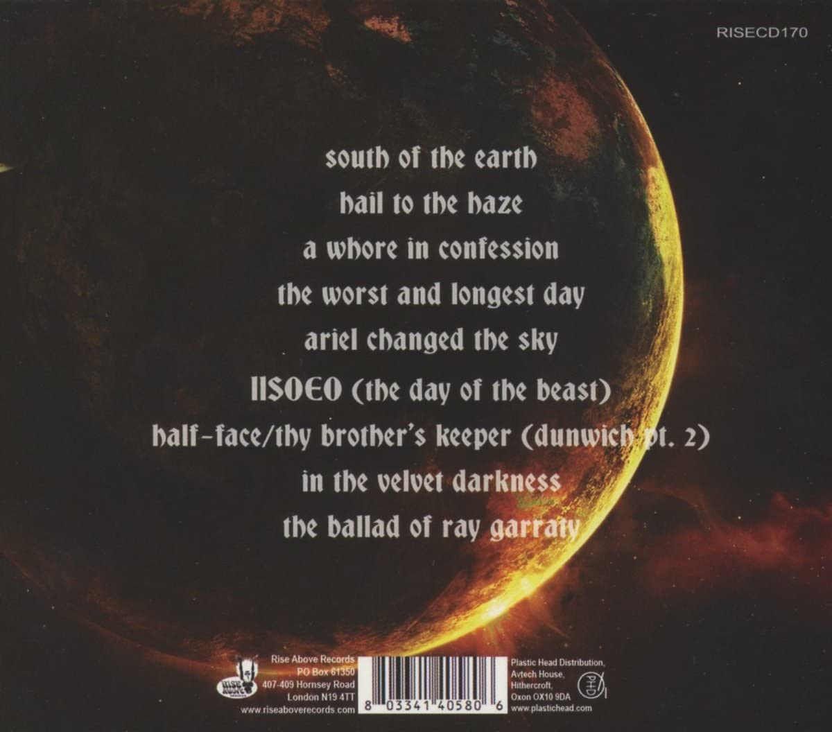 South Of The Earth