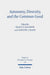 Autonomy, Diversity and the Common Good