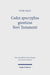 Codex apocryphus gnosticus Novi Testamenti