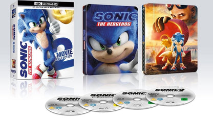 Sonic The Hedgehog 1 + 2 Steelbook