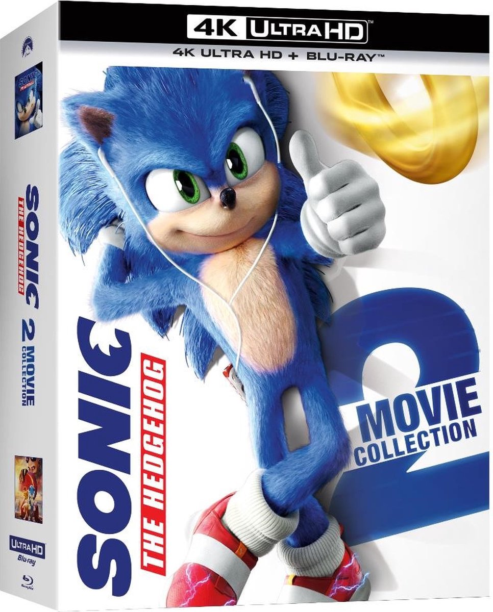 Sonic The Hedgehog 1 + 2 Steelbook