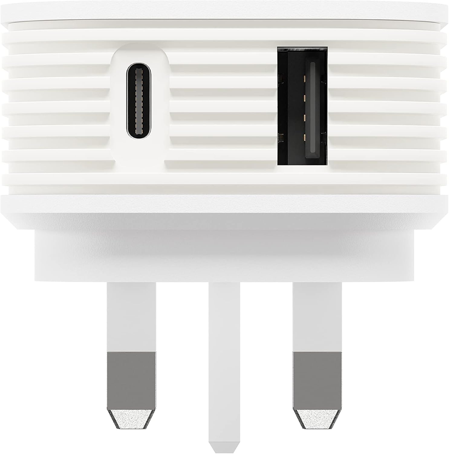 Juice 20 Watt Plug To Super Charge Your iPhone, Samsung and many more, USB A and C Dual Port To Fast Charge Smartphones and Tablets,Power Delivery,Compact Design with Sure Grip Technology