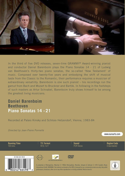 Barenboim plays Beethoven Piano Sonatas Nos. 14-21, Part 3/5