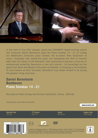 Barenboim plays Beethoven Piano Sonatas Nos. 14-21, Part 3/5