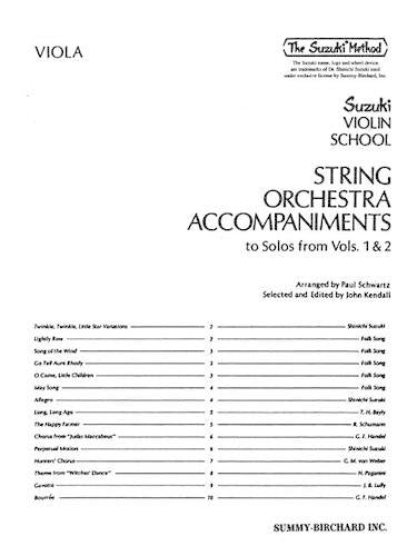 Violin School Str Acc V1/2 Viola