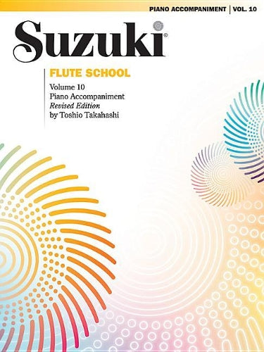 Suzuki Flute School Piano Acc., Volume 10 (International), Vol 10