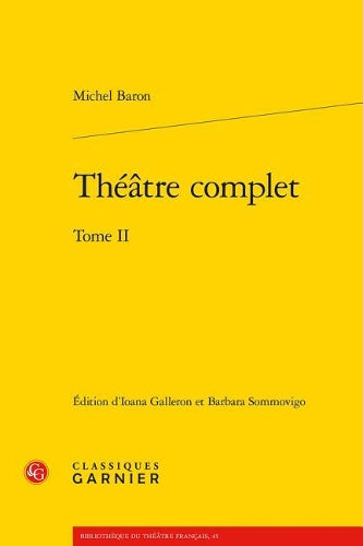 Theatre Complet: Tome Ii