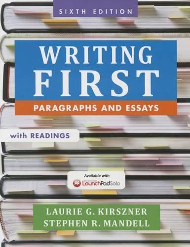 Writing First with Readings