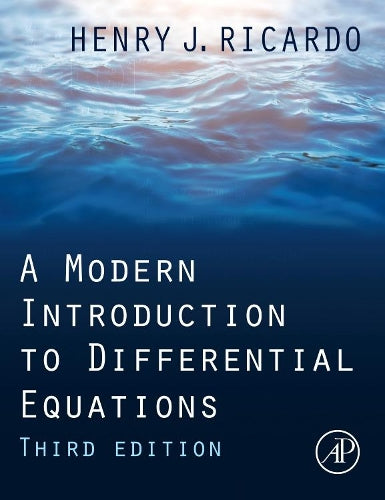 A Modern Introduction To Differential Equations