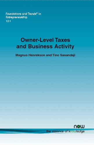 Owner-Level Taxes And Business Activity