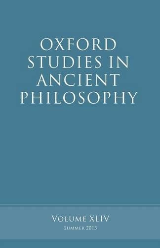 Oxford Studies in Ancient Philosophy, Volume 44