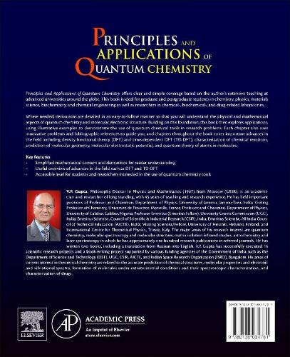Principles and Applications of Quantum Chemistry