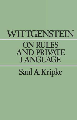Wittgenstein on Rules and Private Language