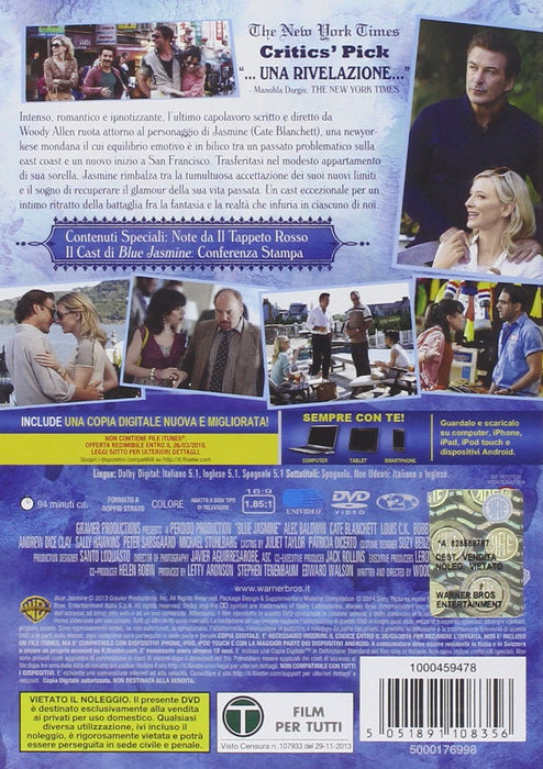 allen - blue jasmine dvd Italian Import
