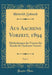 Aus Aachens Vorzeit, 1894, Vol. 7