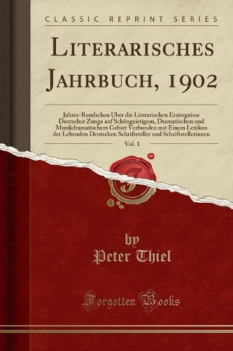 Literarisches Jahrbuch, 1902, Vol. 1
