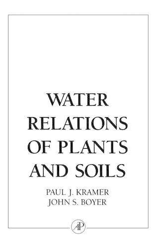 Water Relations of Plants and Soils
