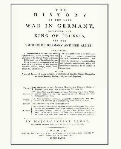 HISTORY OF THE LATE WAR IN GERMANYBetween the King of Prussia and the Empress of Germany and Her Allies(Seven Years War)