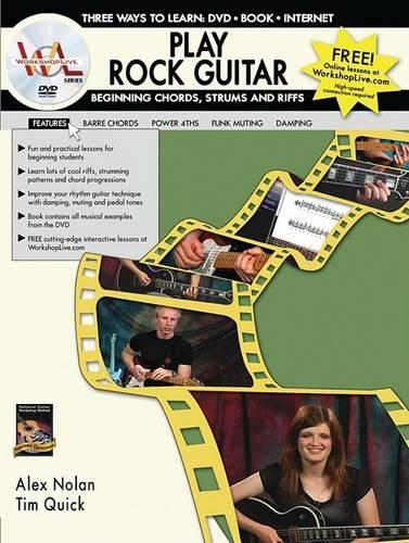 Play Rock Guitar:Beginning Chords Bk/DVD