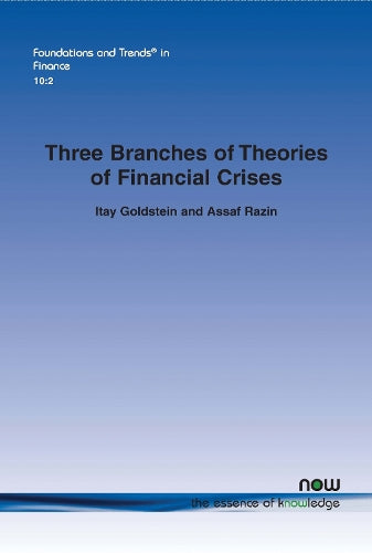 Three Branches of Theories of Financial Crises