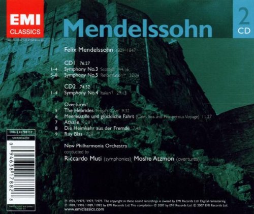Symphonies Nos. 3, 4 and 5 (Muti)