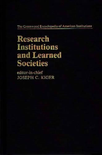 Research Institutions and Learned Societies