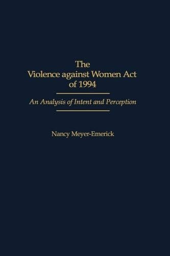 The Violence against Women Act of 1994