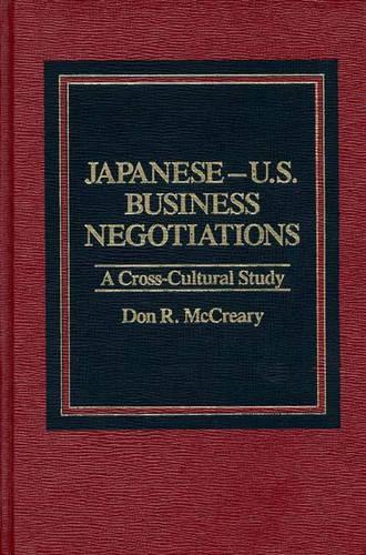 Japanese-U.S. Business Negotiations