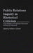 Public Relations Inquiry as Rhetorical Criticism
