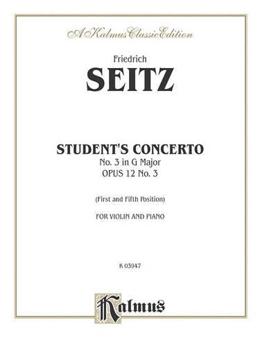 Student's Concerto No. III in G Minor, Op. 12