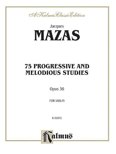 75 Progressive and Melodious Studies, Op. 36