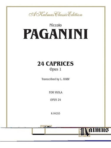 Twenty-four Caprices, Op. 1
