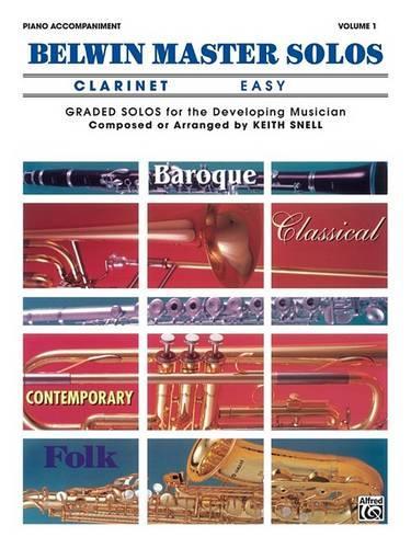 Belwin Master Solos, Volume 1 (Clarinet)