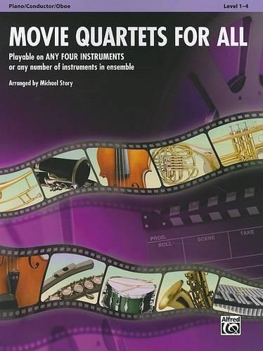 Movie Quartets for All - Pno/Conductor/Oboe