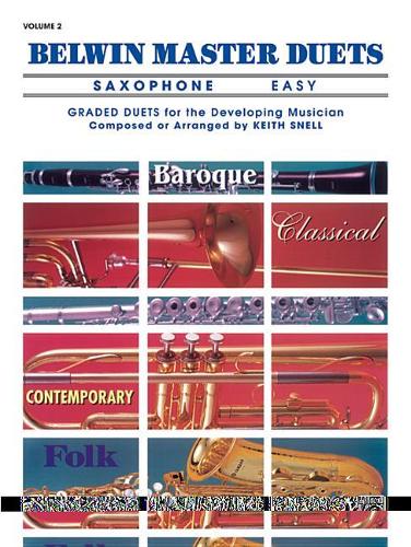 Belwin Master Duets (Saxophone), Easy Volume 2