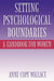 Setting Psychological Boundaries