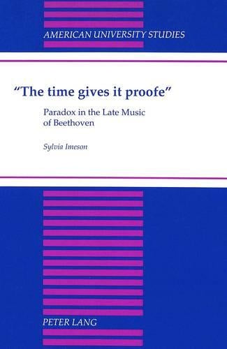 The Time Gives it Proofe