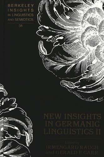 New Insights in Germanic Linguistics II